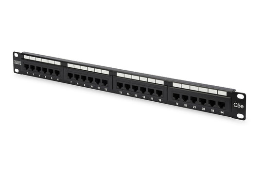 Digitus DN-91524U Patchpanel 24p CAT5e UTP - Black - sentinet.gr