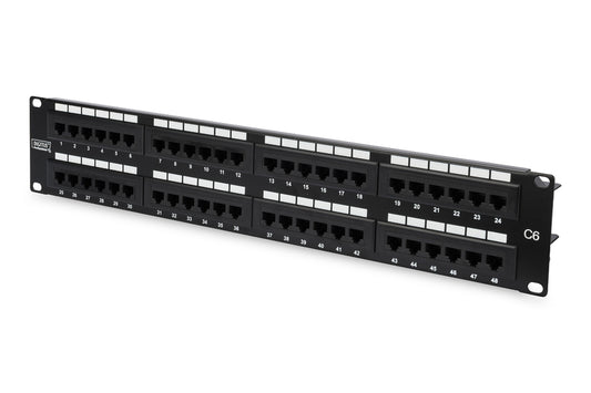 Digitus DN-91648U Patchpanel 48p CAT6 UTP - Black - sentinet.gr