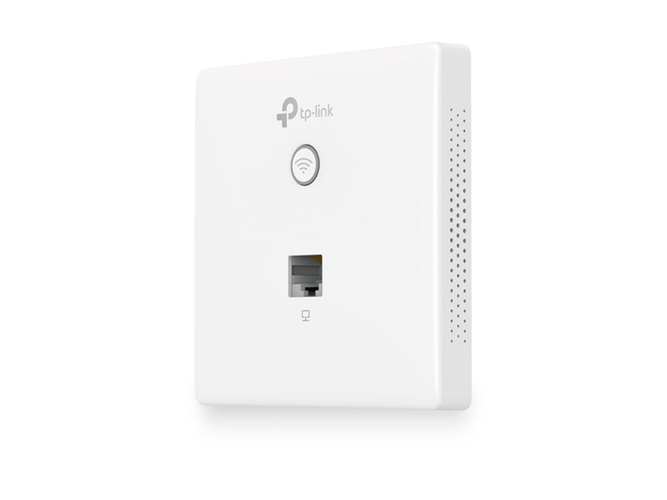 TP-Link EAP115-Wall v1.20, 2x1.8dBi, 300Mbps @ 2.4GHz, 2xEthernet, 802.3af - sentinet.gr
