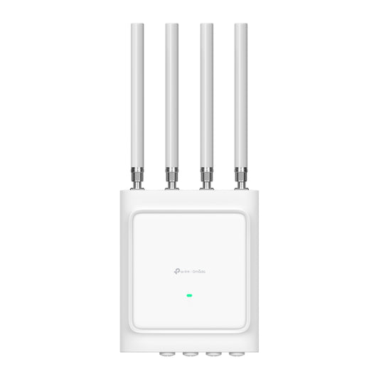 TP-Link EAP668-Outdoor HD v1.0, WiFi 6, 4x6dBi, 1148Mbps, 4x4 @ 2.4GHz & 4x6dBi, 2402Mbps, 4x4 @ 5GHz, 1x2.5G, 1xGigabit, 1xSFP+, 1x PoE-Out, 802.3at/bt - sentinet.gr