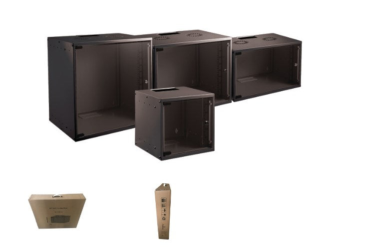 MIRSAN Rack Επιτοίχιο 15U με βάθος 600 mm (ΜΑΥΡΟ) - (SOH15U60DE19.01) - sentinet.gr