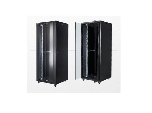 ELEGANT Rack Επιδαπέδιο 26U με βάθος 80cm - Black - (ELGT26U6080BL111) - sentinet.gr