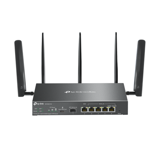 TP-Link ER706W-4G v1.0, Omada 4G+ Cat6 AX3000 Gigabit VPN Router - sentinet.gr
