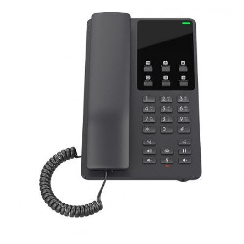 Grandstream GHP621 Compact Hotel IP Deskphone - Black - sentinet.gr