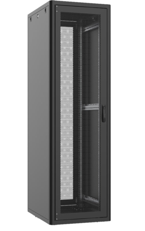 MIRSAN Επιδαπέδια καμπίνα 42U με βάθος 80 cm, Διάτρητες 1 FRONT 2 REAR - (GTN42U68.01_PRF63) - sentinet.gr