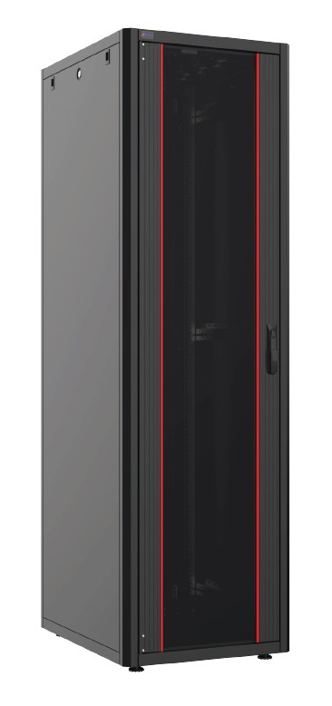 MIRSAN Επιδαπέδια καμπίνα 42U 80cm x 100 cm, Πόρτα Τζάμι - (GTN42U81.01) - sentinet.gr