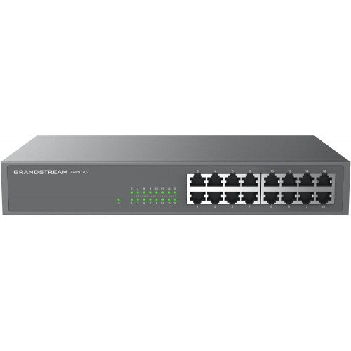 Grandstream GWN7702, 16-Port Gigabit Unmanaged Network Switch - sentinet.gr