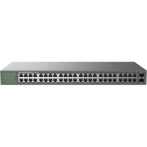 Grandstream GWN7706, 48-Port Gigabit Unmanaged Network Switch with 2xSFP - sentinet.gr