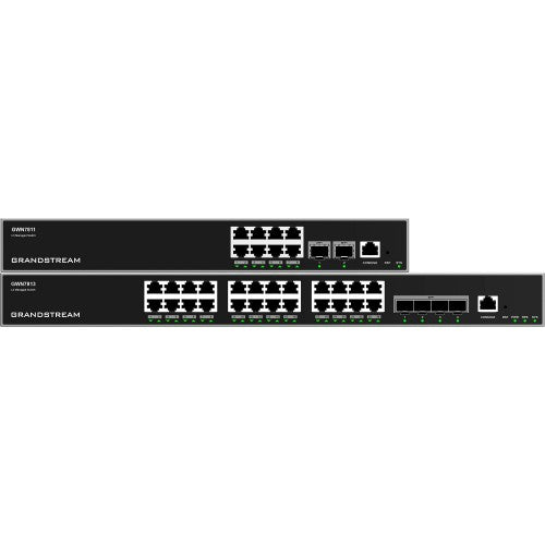 Grandstream GWN7813, 24-Port Enterprise Layer 3 Managed Network Switch with 4x 10G SFP+ Uplink Ports - sentinet.gr