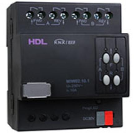 HDL Curtain Controller 2CH 10A (HDL-M/W02.10.1) - sentinet.gr