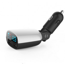 Dual USB Universal Car Charger 5V 3.4A Car Voltage Diagnostic LED Screen Car-Charger 2.4A+1A Car Charger For Mobile Phone - sentinet.gr