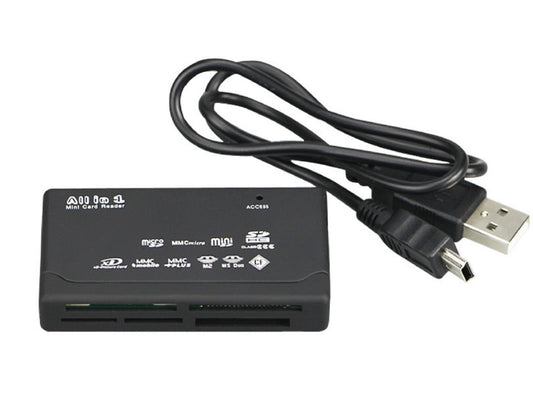 All in One Card Reader (TF,MS,M2,XD,CF,Micro SD) USB 2.0 - sentinet.gr