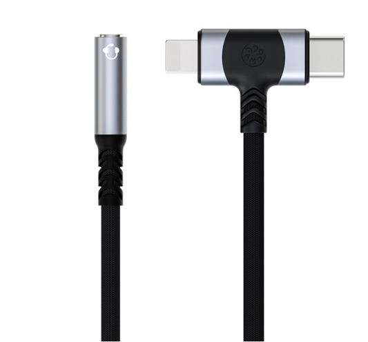 Type-c/Lightning to 3.5mm cable - sentinet.gr