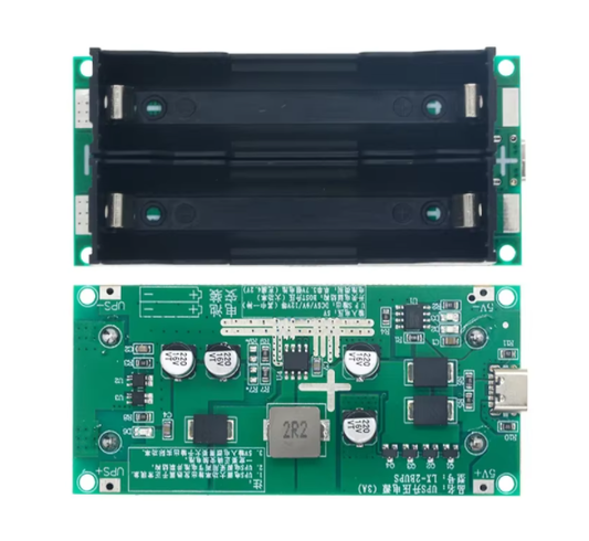 Type-C 3A 18650 Lithium Battery Charger Module DC-DC Step Up Booster Fast Charge UPS Power Supply / Converter 5V - sentinet.gr