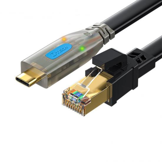 Dtech Type-c to RJ45 Console cable 3m - sentinet.gr