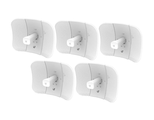 Ubiquiti LBE-5AC-Gen2-5, LiteBeam, 23dBi, 560MHz, 64MB, 25dBm, 1xGigabit, 450+Mbps, (5-Pack) - sentinet.gr