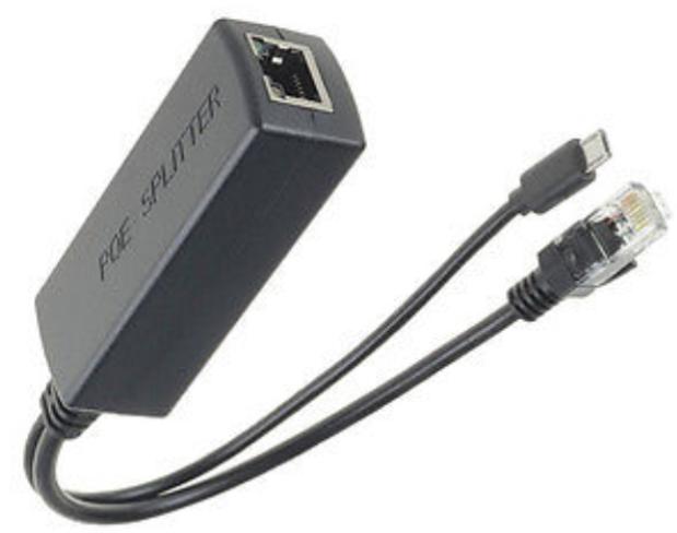 Micro USB Active POE Splitter Power 48V to 5V 2A for Raspberry - sentinet.gr