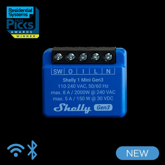 Shelly 1 Mini Gen3 - sentinet.gr