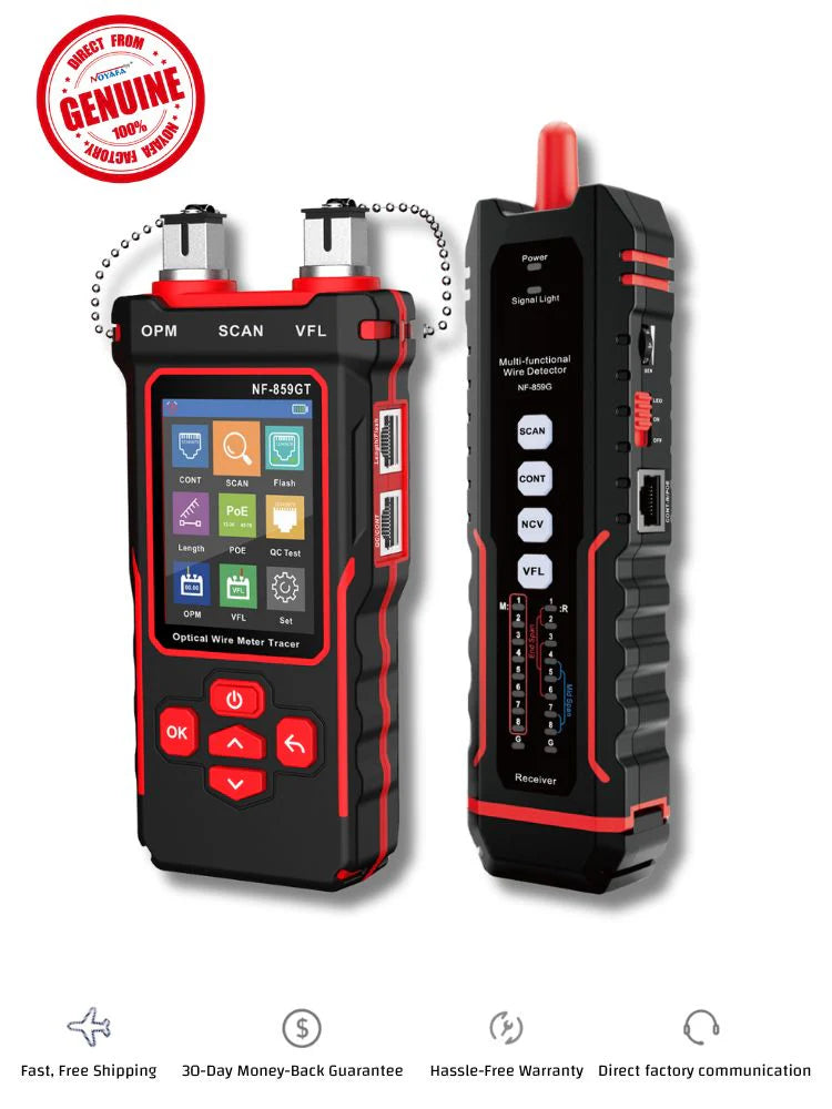 NOYAFA NF-859GT Ethernet & Fiber Multi Cable Tester - sentinet.gr