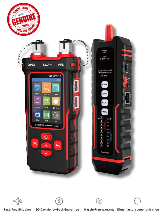 NOYAFA NF-859GT Ethernet & Fiber Multi Cable Tester - sentinet.gr