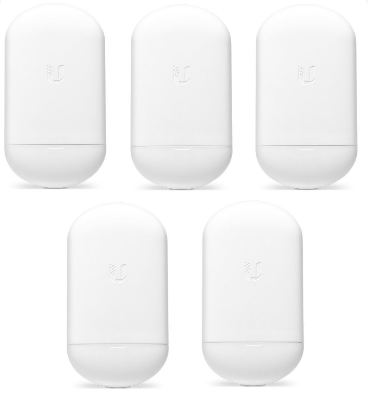 Ubiquiti NS-5ACL-5, NanoStation Loco 5AC 5-pack, 13dBi, 560MHz, 64MB, 25dBm, 1xGigabit, 450+ Mbps - sentinet.gr