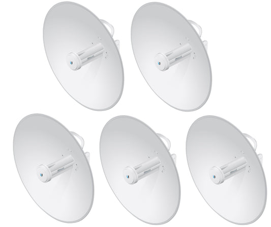 Ubiquiti PBE-5AC-GEN2-5, PowerBeam 5AC Gen2, 25dBi, 720MHz, 64MB, 25dBm, 1xGigabit, 450+Mbps, 5-Pack - sentinet.gr