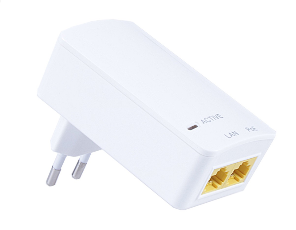 MaxLink PI15S PoE injector - 802.3af, 48V, 0.32A, 15,4W, 1Gbit, socket - sentinet.gr