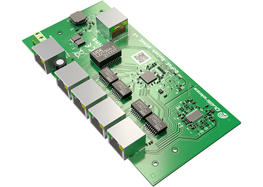 QuWireless QuPoE Switch SCA6E v2 (SCA6E-V2-PCB) - sentinet.gr
