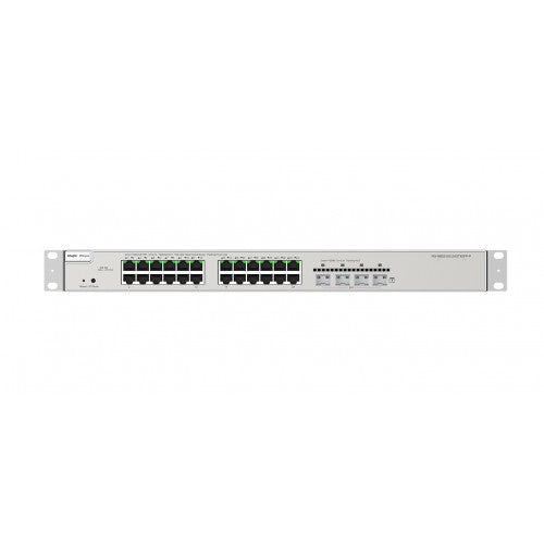 Ruijie-Reyee RG-NBS5200-24GT4XS-P, 24-port Gigabit Layer 3 Cloud Managed PoE/PoE+ Switch with 4 SFP+ (10G) Uplink Slots - sentinet.gr