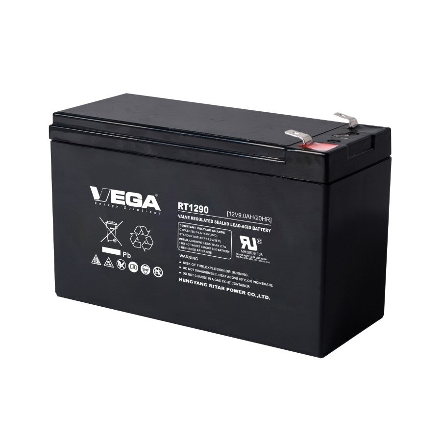 Μπαταρία VEGA RITAR RT1290 12V9Ah/20Hr - sentinet.gr