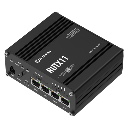 Teltonika RUTX11 Industrial Grade 4G LTE Cat6 Dual SIM Router - sentinet.gr