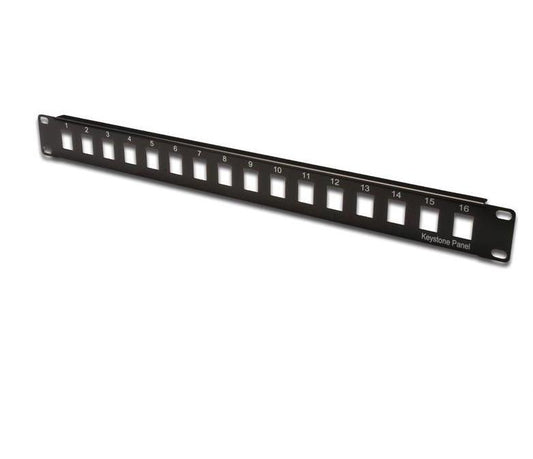 Digitus DN-91400 Keystone Patchpanel 1U 16port - sentinet.gr
