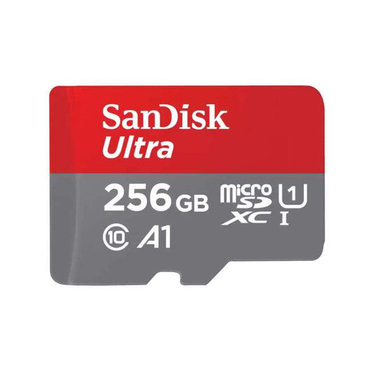 SanDisk Ultra microSDXC 256GB + SD Adapter A1 Class 10 UHS-I (SDSQUAC-256G-GN6MA) - sentinet.gr