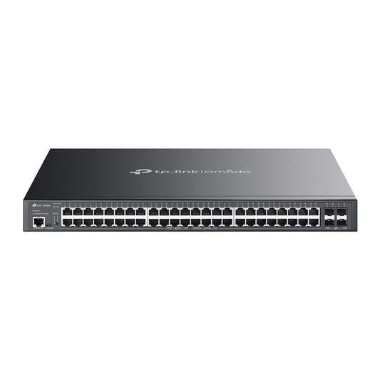 TP-Link SG3452XP v2.20, Omada 48-Port Gigabit and 4-Port 10GE SFP+ L2+ Managed Switch with 48-Port PoE+ - sentinet.gr