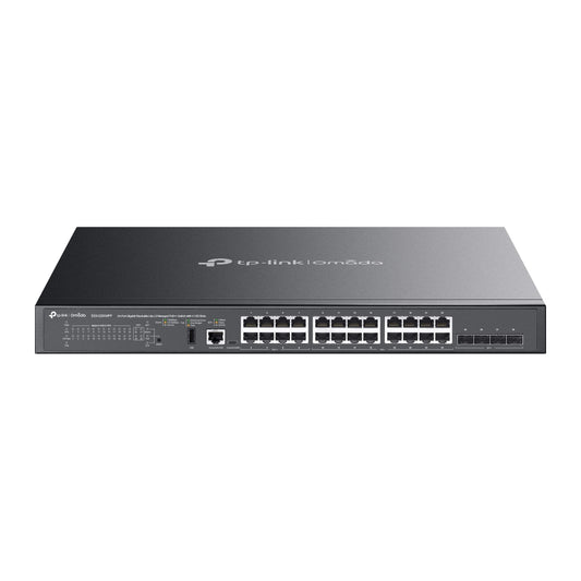 TP-Link SG5428XMPP v1.0, Omada 24-Port Gigabit Stackable Lite L3 Managed PoE++ Switch with 4xSFP+ - sentinet.gr