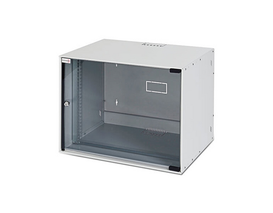 MIRSAN Επίτοιχη καμπίνα 6U 10" W=306mm, D=300mm LIGHT GREY - (SOH06U30MN10.02) - sentinet.gr