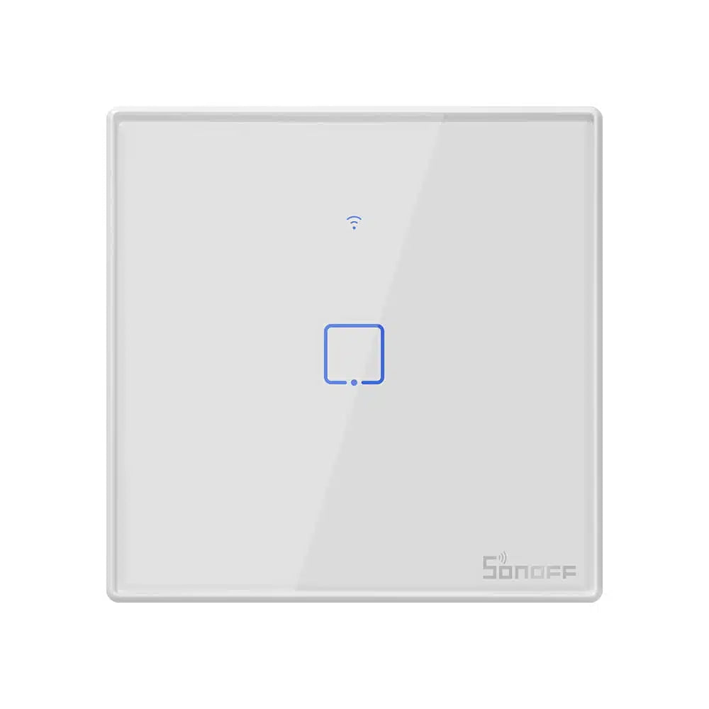 SONOFF T2 - 1 Button Smart Glass Wall Switch (T2EU1C-TX) - sentinet.gr