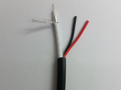 ANGA ST-CC04 Καλώδιο CCTV 1 x mini RG59 + 2 x 0.50mm CU/PET - sentinet.gr