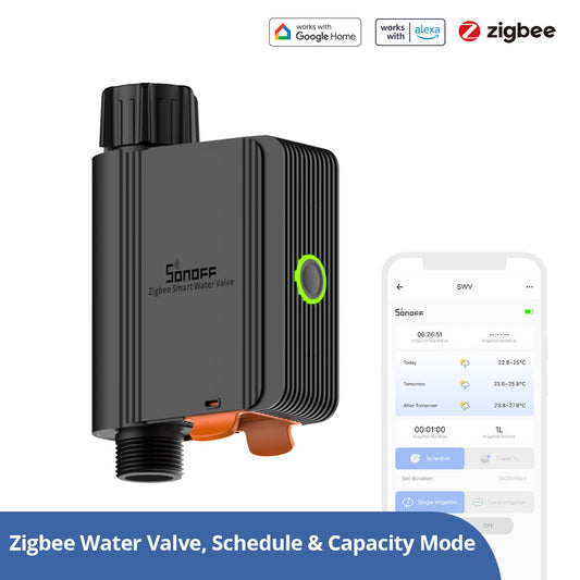 Sonoff Zigbee Smart Water Valve (SWV-BSP) - sentinet.gr