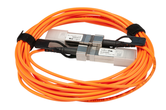 MikroTik S+AO0005, active SFP+ 5m direct attach cable - sentinet.gr