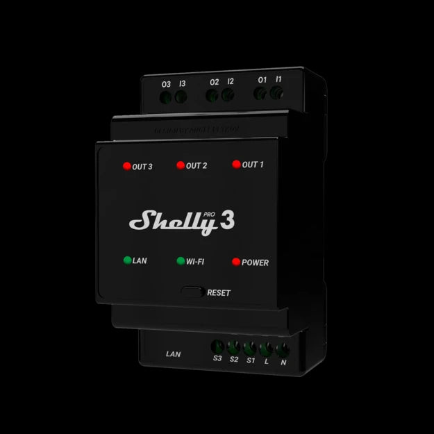 Shelly Pro 3 - sentinet.gr