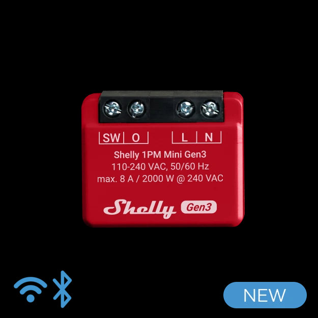 Shelly 1PM Mini Gen3 - sentinet.gr