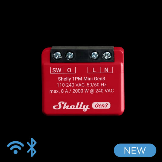 Shelly 1PM Mini Gen3 - sentinet.gr