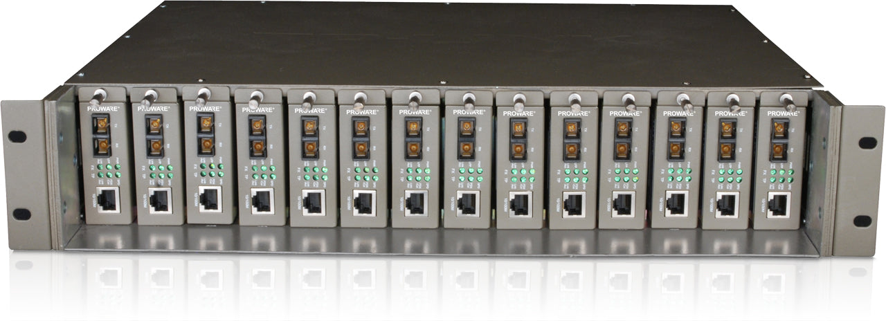 TP-Link MC1400 v4.20, ​14-slot unmanaged media converter chassis - sentinet.gr