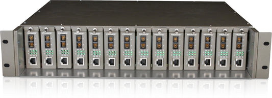 TP-Link MC1400 v4.20, ​14-slot unmanaged media converter chassis - sentinet.gr