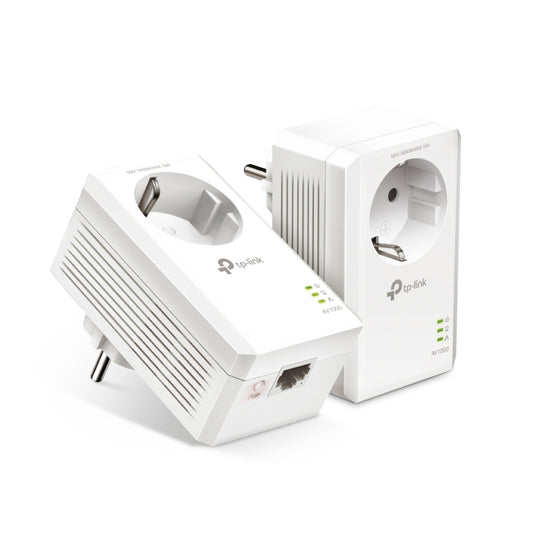 TP-Link TL-PA7017P KIT v4.0, AV1000 Gigabit Passthrough Powerline Starter Kit - sentinet.gr