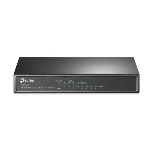 TP-Link TL-SF1008P v7.0, 8-Port 10/100Mbps Desktop Switch with 4-Port PoE - sentinet.gr