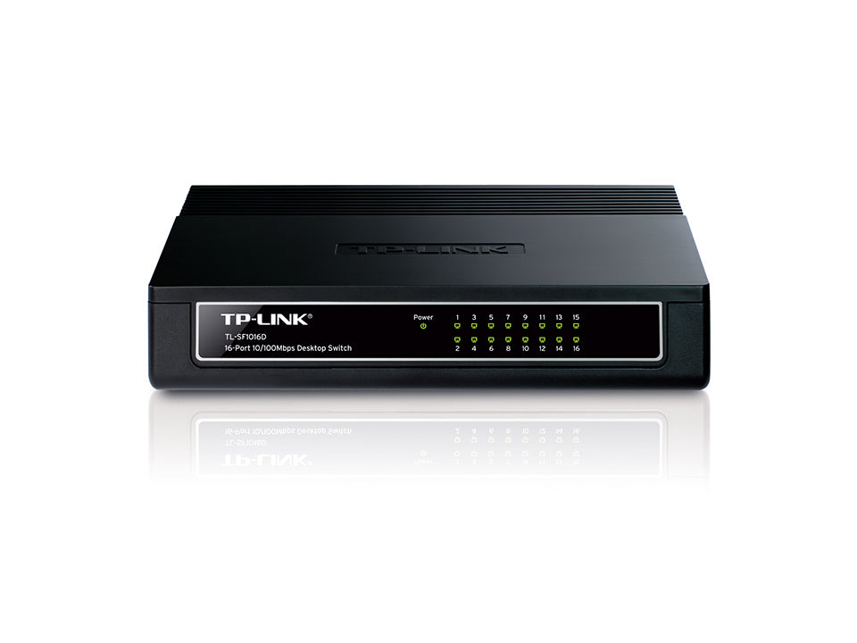 TP-Link TL-SF1016D v7.0, 16-port 10/100M Desktop Switch - sentinet.gr