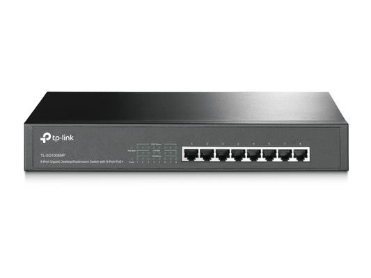 TP-Link TL-SG1008MP v5.0, 8-Port Gigabit Desktop/Rackmount Switch with 8-Port PoE+ - sentinet.gr