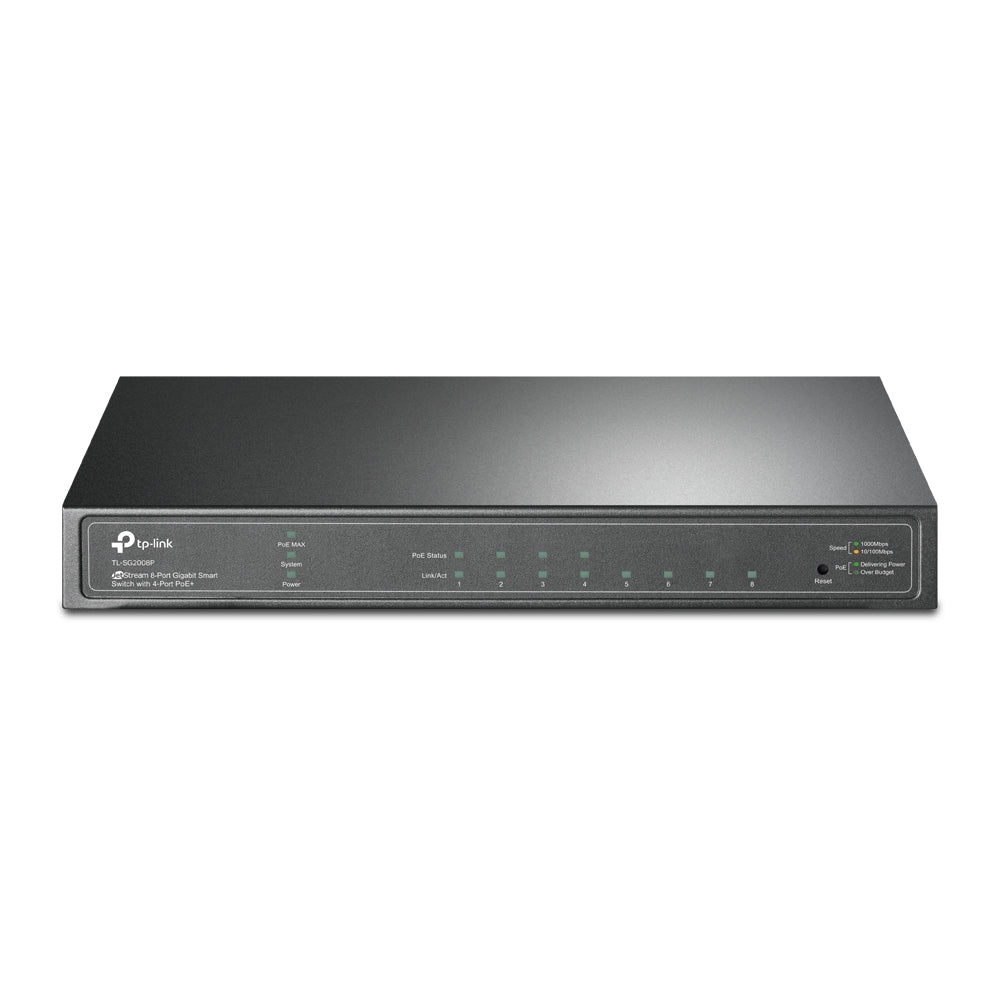 TP-Link SG2008P v3.20, JetStream 8-Port Gigabit Smart Switch with 4-Port PoE+ - sentinet.gr